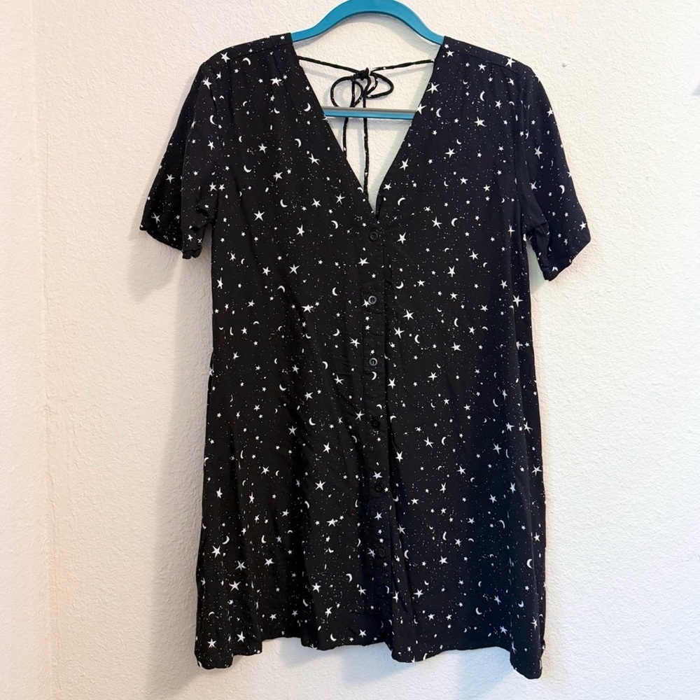 Dolls Kill Motel Star Moon Babydoll Dress Size XS Alt Goth Grunge Punk